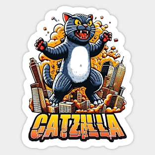 Catzilla S01 D78 Sticker